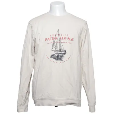 Sweatshirt (Beige) from Dressmann Cotton, Polyester