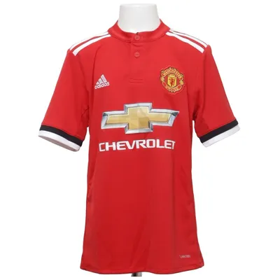 Fotbollströja (Röd, Vit, Svart) från Adidas Återvunnen polyester