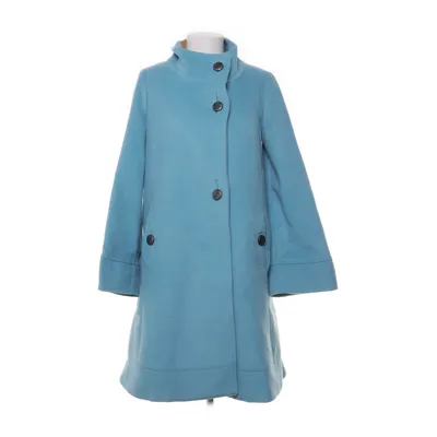 Coat (Turquoise) from Phard Alpaca wool, Polyester, Wool