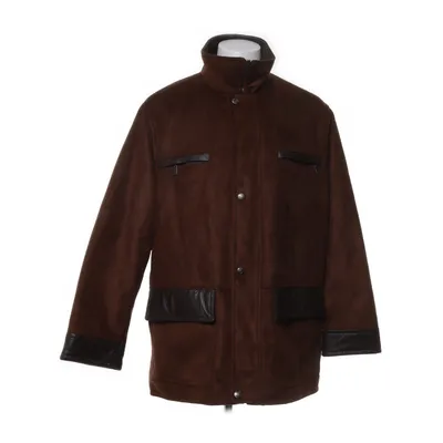 Jakke (Brun) fra AC Akryl, Læder, Polyester