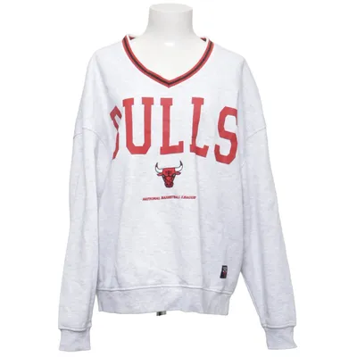 Sweatshirt (Grijs, Rood, Wit) van NBA Katoen, Polyester