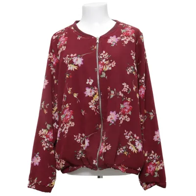 Bomber jacket (Red, Multicolored) from Samsa Collection Polyester