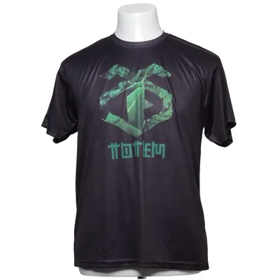 T-shirt (Svart, Grön) från BCM Polyester