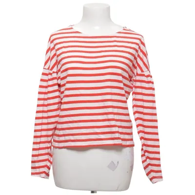 Långärmad t-shirt (Röd, Vit) från Gina Tricot Bomull