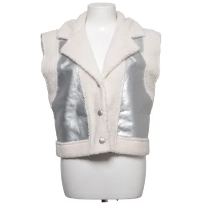 Outer vest (White, Silver) from Ambika Polyester, Polyurethane