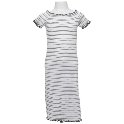 Dress (White, Black) from Ü by KappAhl Elastane, Viscose