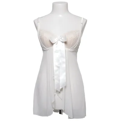 Negligé (Wit) van Distraction Elastaan, Polyamide, Polyester
