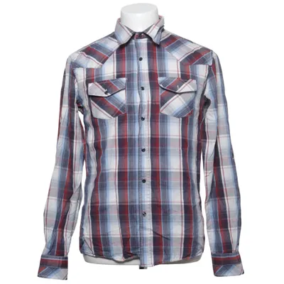 Flannel skjorte (Blå, Rød, Hvid) fra Solid Jeans Bomuld