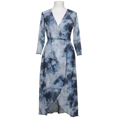 Maxi jurk (Blauw, Wit) van Truly Mine Elastaan, Polyester, Viscose