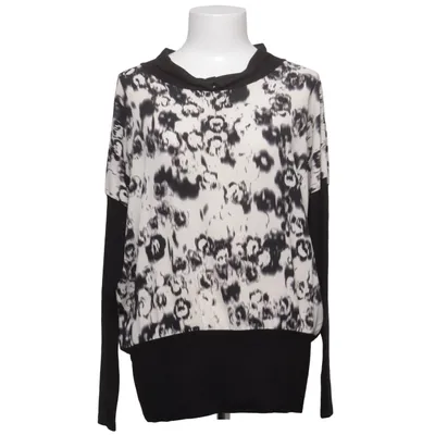Blus (Svart, Vit) från Lauren Vidal Elastan, Polyester, Viskos, Ull