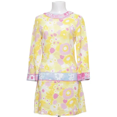 Dress (Yellow, Pink, Multicolored) from Rixo Linen, Viscose