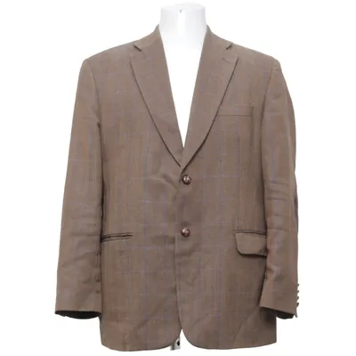 Blazer (Brown) from Palazzo Polyester, Viscose, Wool