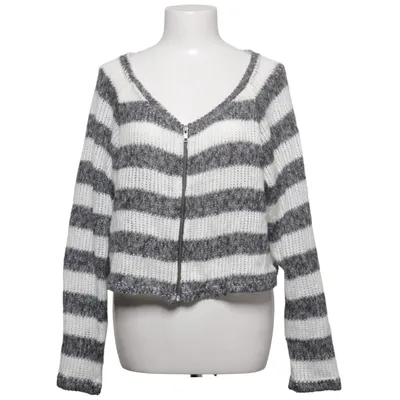 Cardigan (Grå, Hvid) fra ZJ Denim Identity Akryl, Angora, Polyamid, Uld