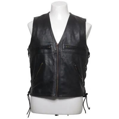 Outdoor vest (Zwart) van 4Bikers Leer, Polyester