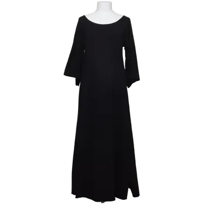 Robe longue (Noir) de Santa Ni Élasthane, Coton biologique