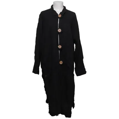 Shirt dress (Black) from UNO Linen