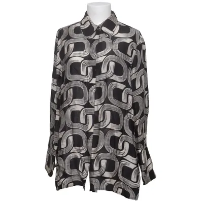 Skjorte (Sort, Hvid) fra Studio Anneloes Viscose