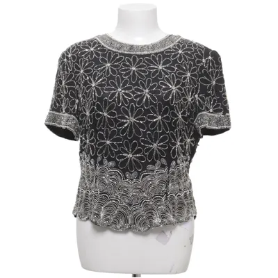 Top (Sort) fra Laurence Kazar Polyester, Silke