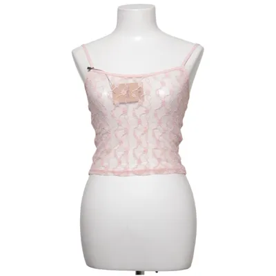 Tank Top (Pink) from Out from Under Elastane, Polyamide