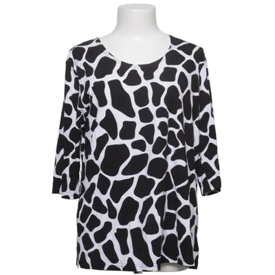 Haut (Noir, Blanc) de Leins' Élasthane, Viscose