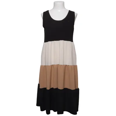 Jurk (Zwart, Beige, Bruin) van New Collection Katoen, Polyester