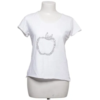 T-shirt (Blanc, Argent) de Anna Justper Coton