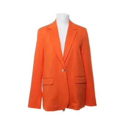 Blazer (Oranje) van Oui Elastaan, Polyamide, Polyester, Viscose