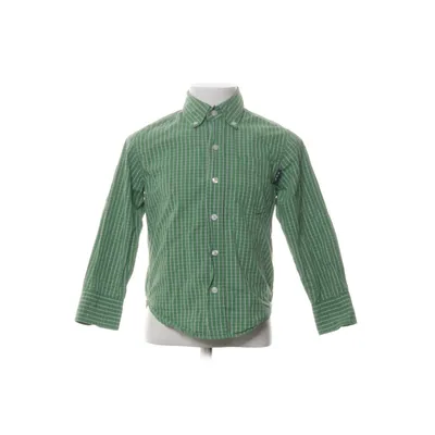 Buttondown-skjorta (Grön, Vit) från Polarn O. Pyret Bomull