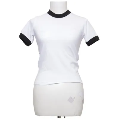 T-shirt (Blanc, Noir) de Los Angeles Apparel Coton, Polyester