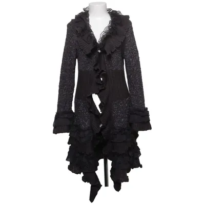 Cardigan (Gris) de Laetitia Star Acrylique, Polyester, Laine