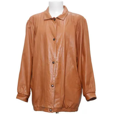 Veste en cuir (Marron) de Pege Skinn Cuir