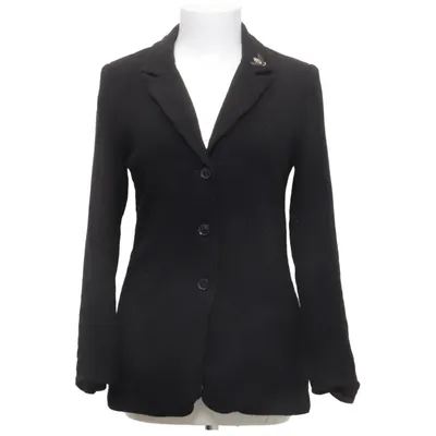 Blazer (Black) from Disturbia Cotton, Linen, Lyocell, Polyester, Viscose
