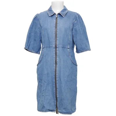Denim jurk (Blauw) van Gestuz Organisch katoen