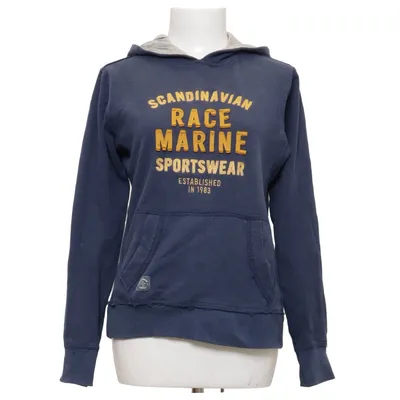 Capuchon sweater (Blauw) van Race Marine Katoen, Polyester