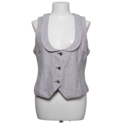 Suit vest (Beige, Blue) from MDN Cotton, Linen, Polyester
