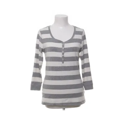 Henley shirt (Grijs, Wit) van L.O.G.G by H&M Katoen, Elastaan, Viscose