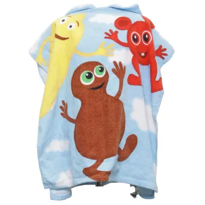 Bath cape (Blue, Multicolored) from Babblarna Cotton