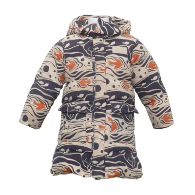 Winter coat (Blue, Beige, Multicolored) from Didriksons Polyamide, Polyester