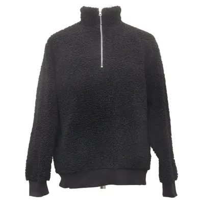Fleece sweater (Black) from Topman Cotton, Elastane, Polyester