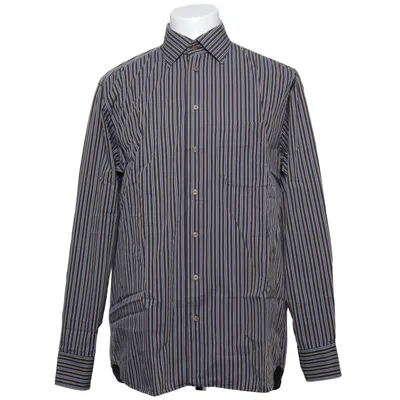 Shirt (Blue, White, Beige) from Oscar of Sweden Cotton