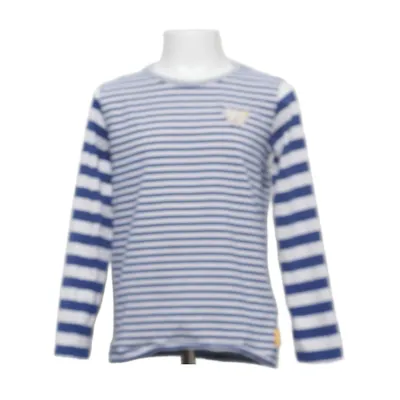 Langærmet t-shirt (Blå, Hvid) fra Steiff Bomuld, Elastan
