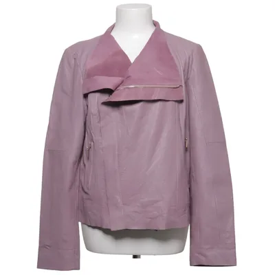 Biker jacket (Purple) from Cigno Nero Leather, Polyester