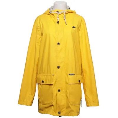Raincoat (Yellow) from Schmuddelwedda Cotton, Polyester, Polyurethane