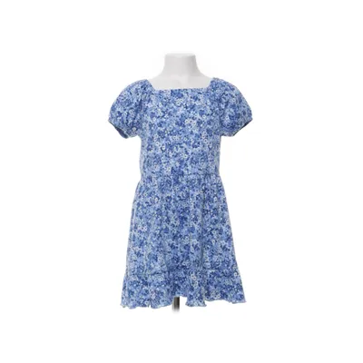 Kjole (Blå, Hvid) fra Lindex Kids Elastan, Polyester
