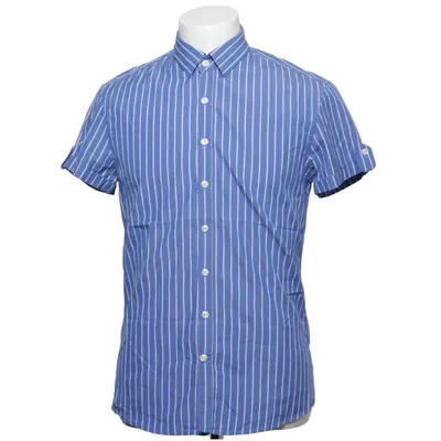 Chemise à manches courtes (Bleu, Blanc) de These Glory Days Coton