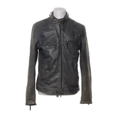 Leren jack (Grijs) van Blauer Leer, Polyester