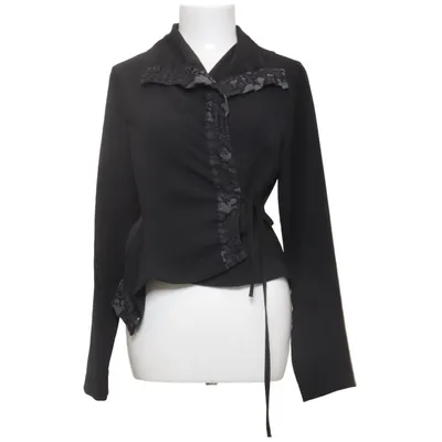Omlottblus (Svart, Grå) från Crea Concept Bomull, Polyester, Ull
