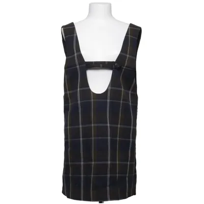 Dress (Blue, Green) from Mango Elastane, Polyester, Viscose