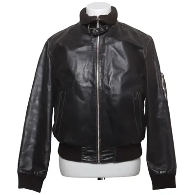 Leren jack (Bruin) van Trapper Leer, Polyester