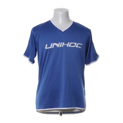 Haut de sport (Bleu, Blanc) de Unihoc Polyester